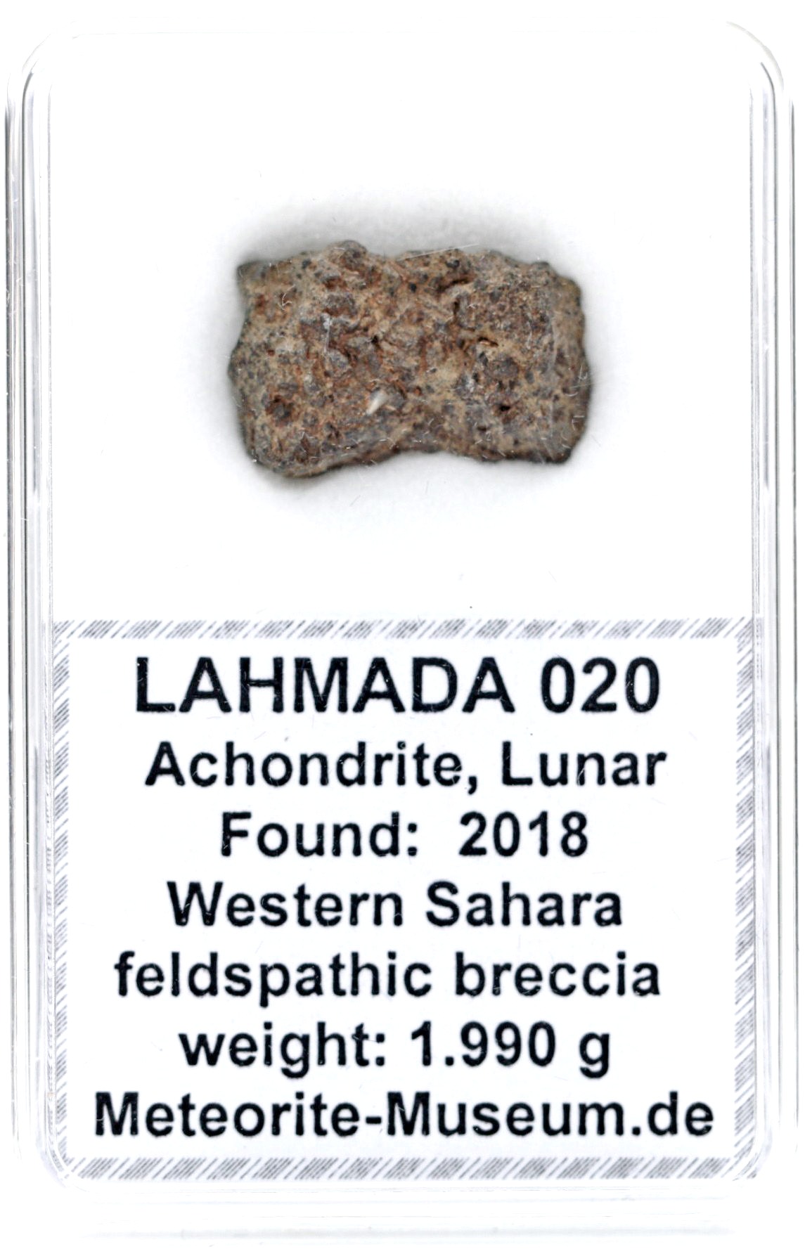 Lahmada 020 Mond Meteorit - 1,990 g