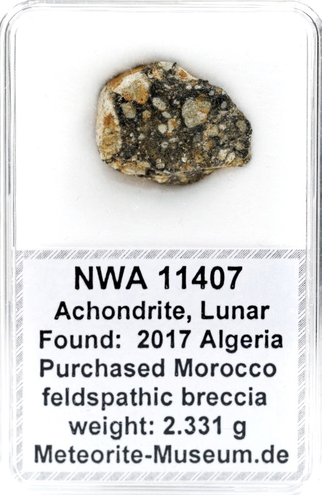 NWA 11407 Mond Meteorit - 2,331 g