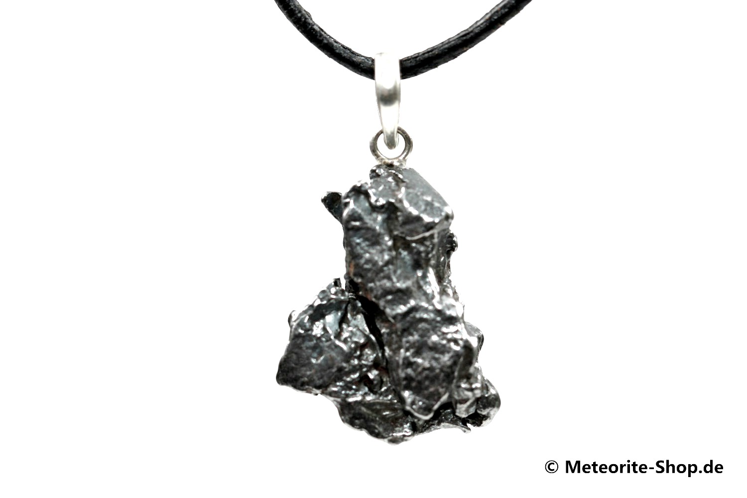 Eisen-Meteorit-Anhänger (Campo del Cielo | Natura | 925er Silber) - 7,00 g