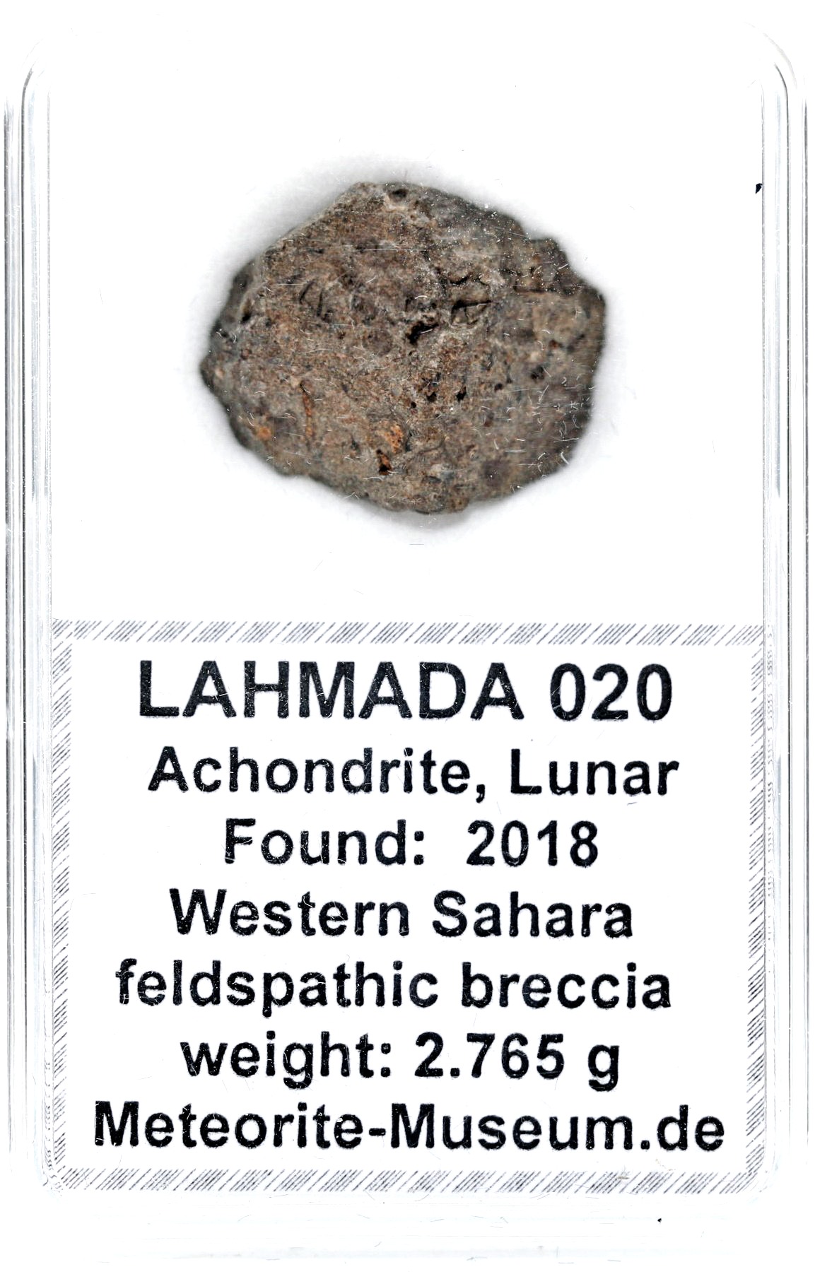 Lahmada 020 Mond Meteorit - 2,765 g