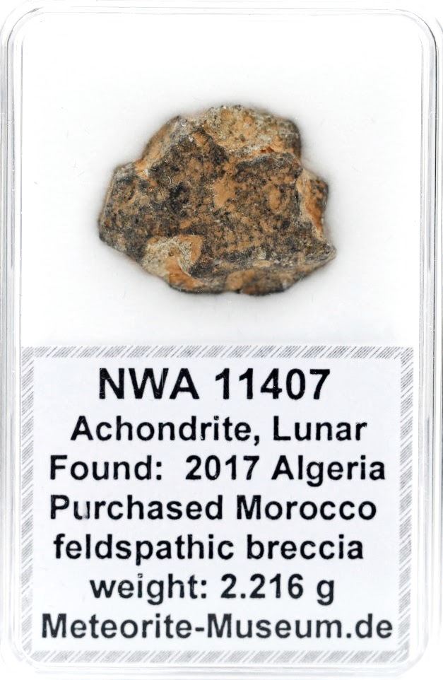 NWA 11407 Mond Meteorit - 2,216 g