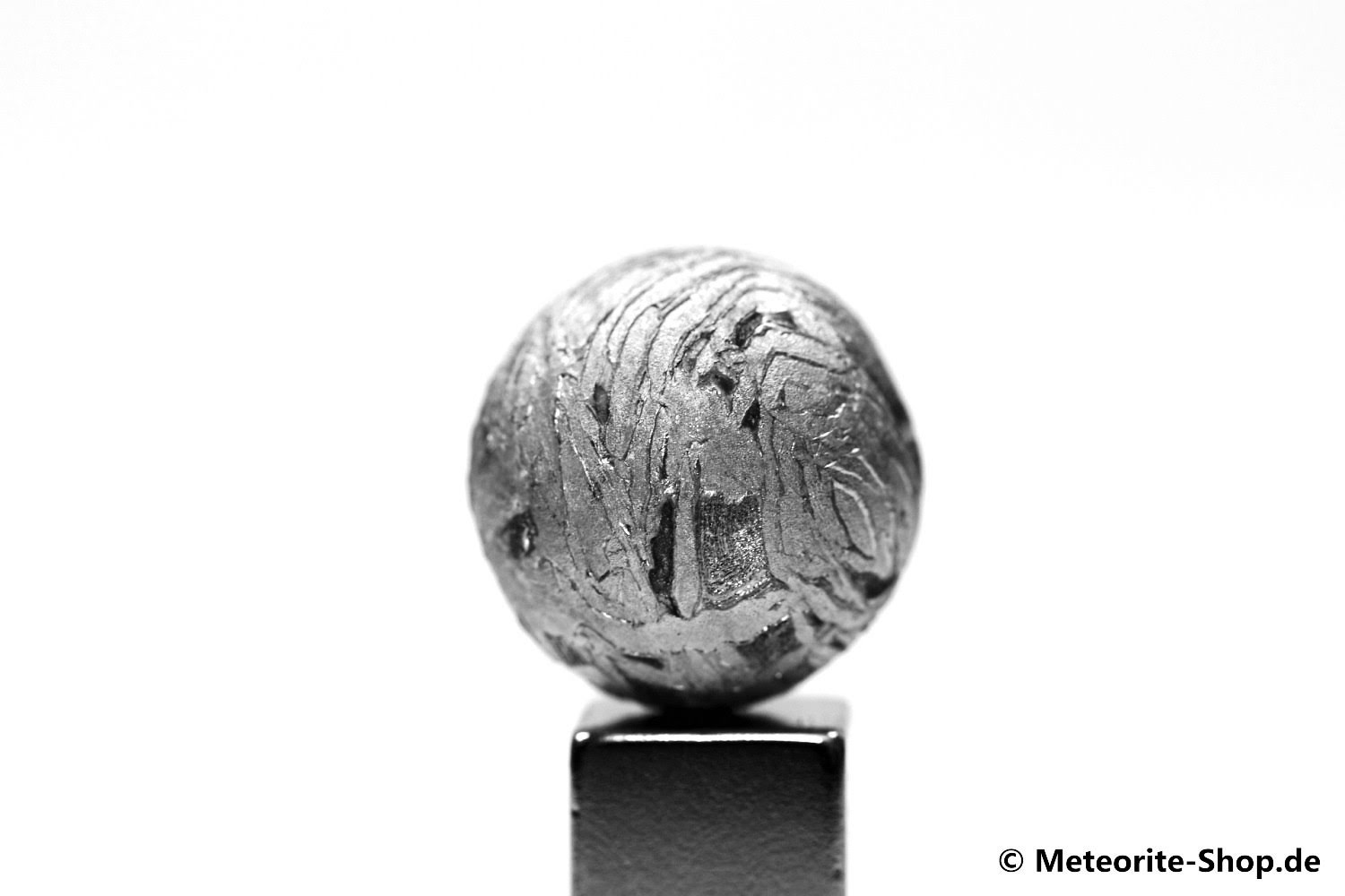 Eisen-Meteorit-Anhänger (Aletai | Perle | Gelocht & Versiegelt) - 15,40 g