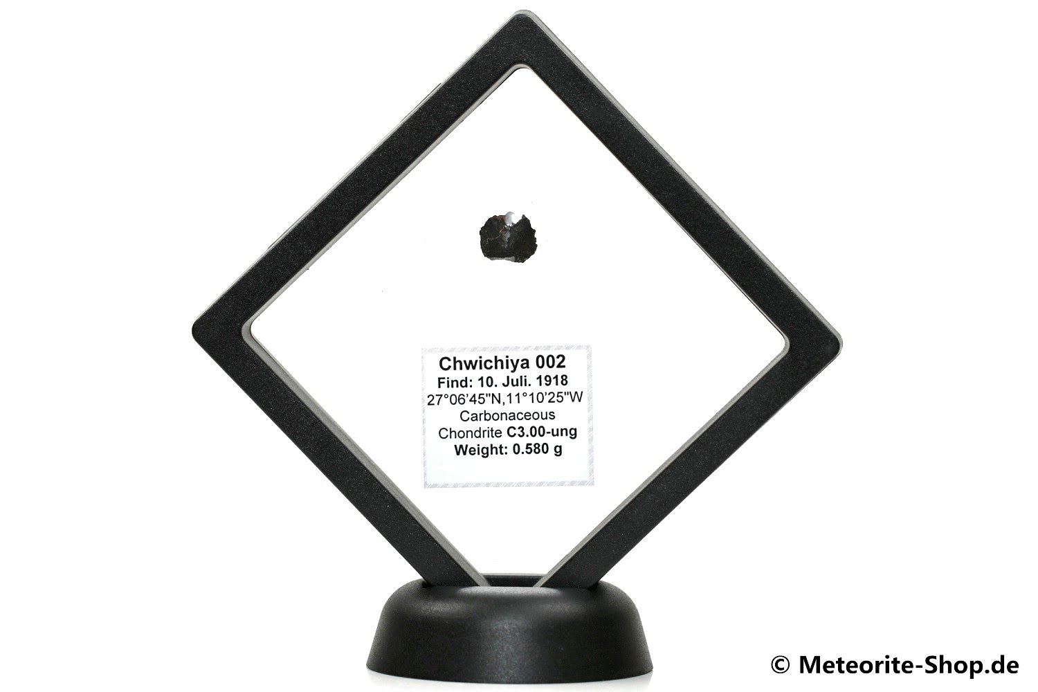 Chwichiya 002 Meteorit - 0,580 g  - CM2 (C3.00-ungr.)
