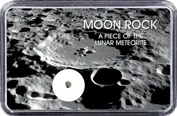 Mond Meteorit NWA 10318 (Motiv: Mond-Einschlagskrater und Mondgestein I)