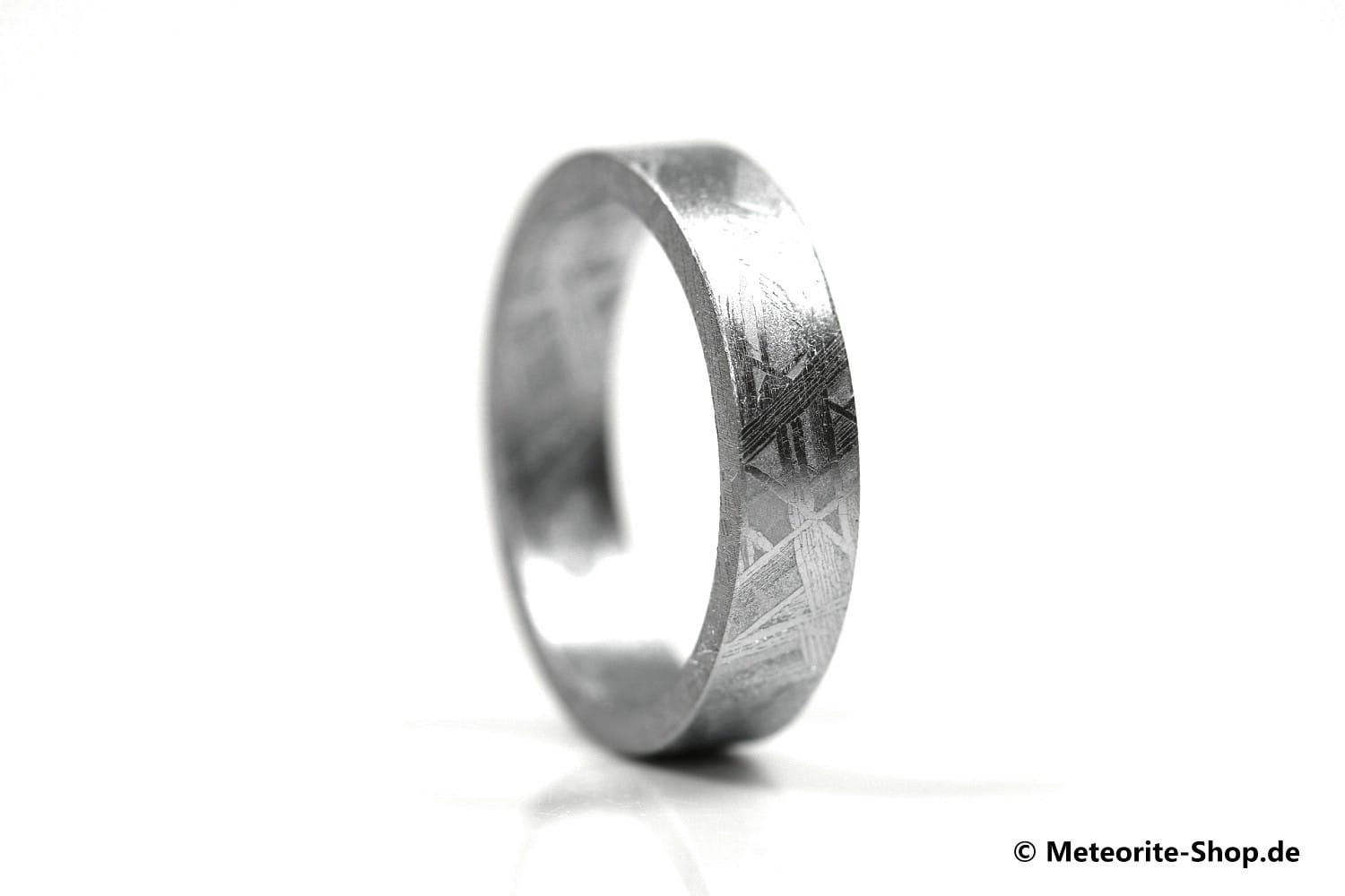 Eisen-Meteorit Ring (Muonionalusta | Unisex | Veredelt) - 3,00 bis 5,00 g
