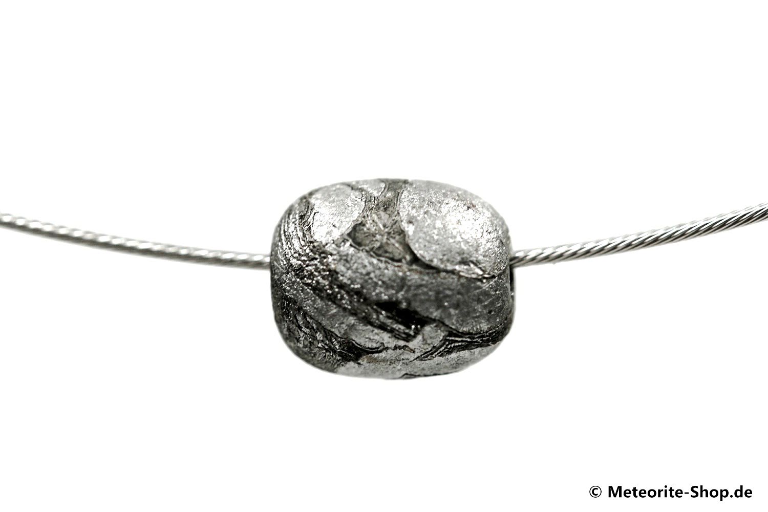Eisen-Meteorit Collier (Aletai | Ellipsoid | Versiegelt) - 1,00 g