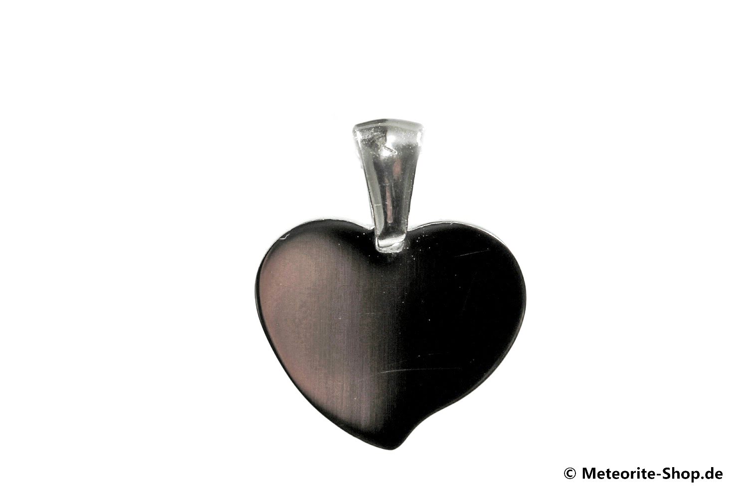 Eisen-Meteorit-Anhänger (Muonionalusta | Herz | Farbig) - 2,20 g