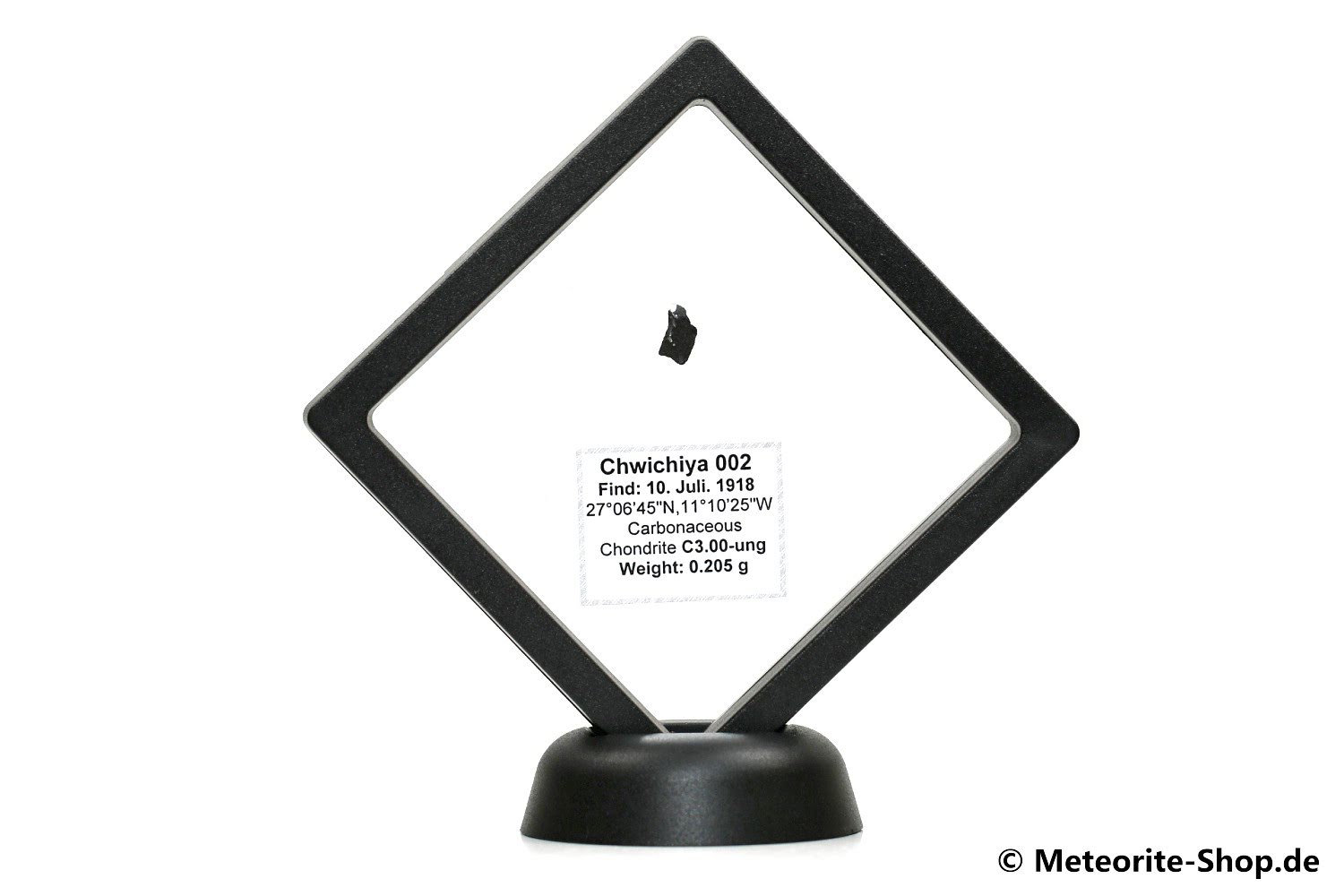 Chwichiya 002 Meteorit - 0,205 g - CM2 (C3.00-ungr.)