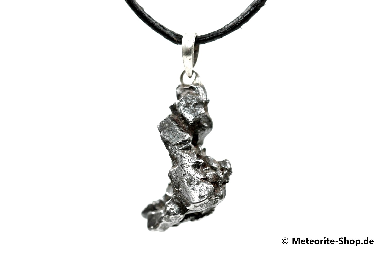 Eisen-Meteorit-Anhänger (Campo del Cielo | Natura | 925er Silber) - 7,00 g