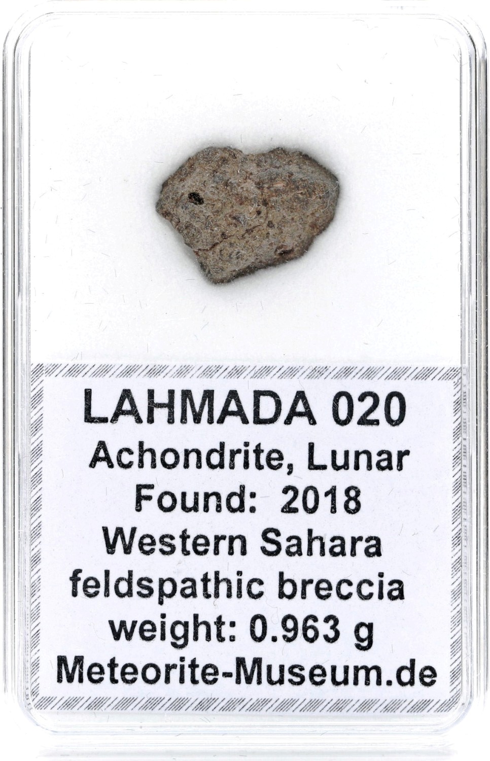 Lahmada 020 Mond Meteorit - 0,963 g