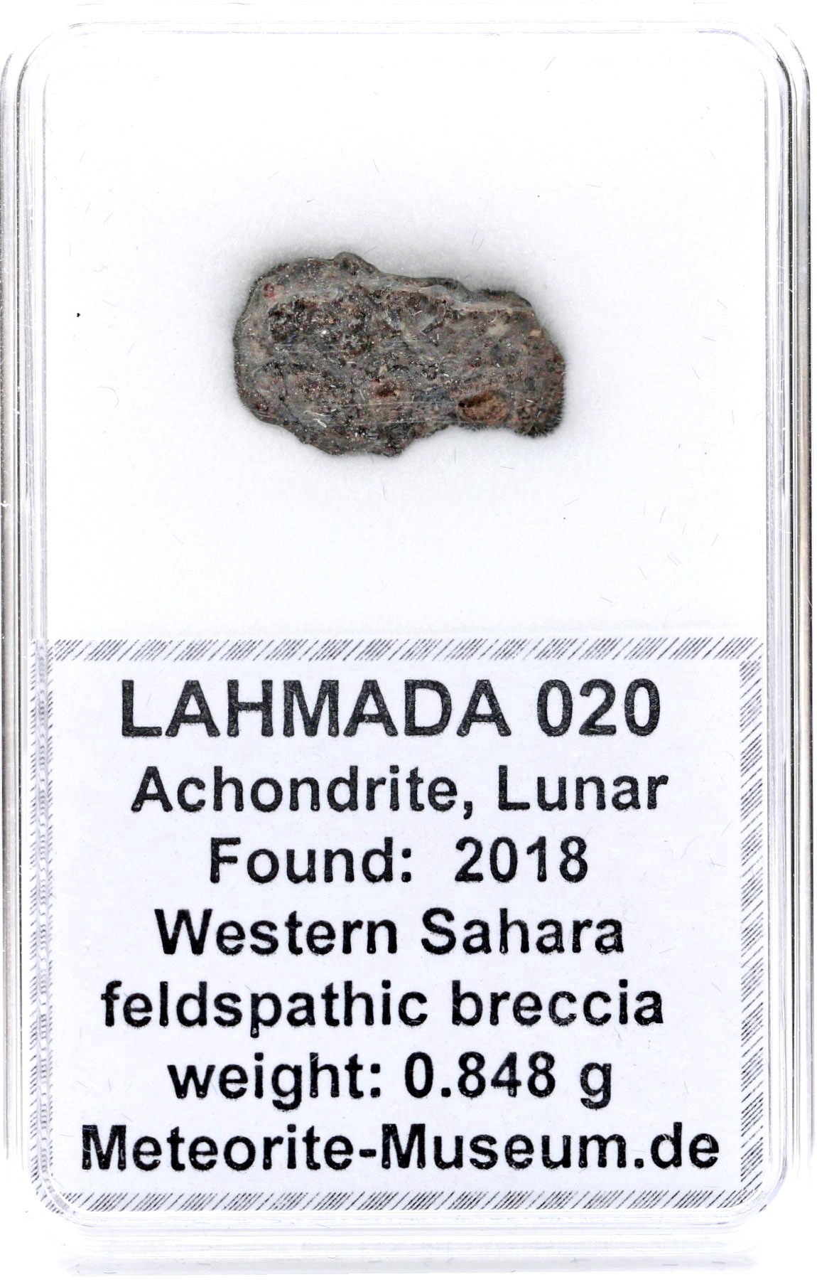 Lahmada 020 Mond Meteorit - 0,848 g
