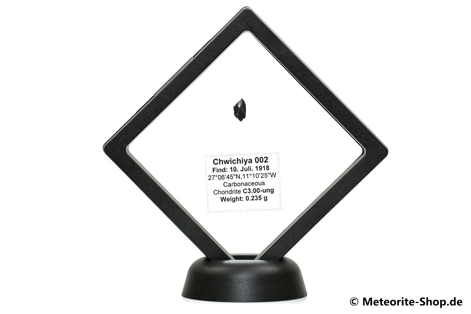 Chwichiya 002 Meteorit - 0,235 g  - CM2 (C3.00-ungr.)