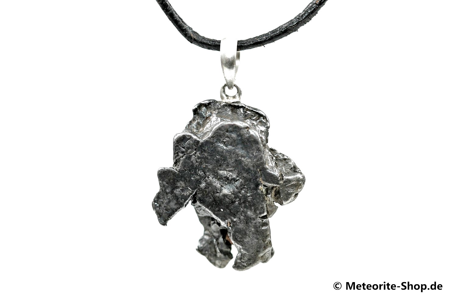 Eisen-Meteorit-Anhänger (Campo del Cielo | Natura | 925er Silber) - 8,40 g