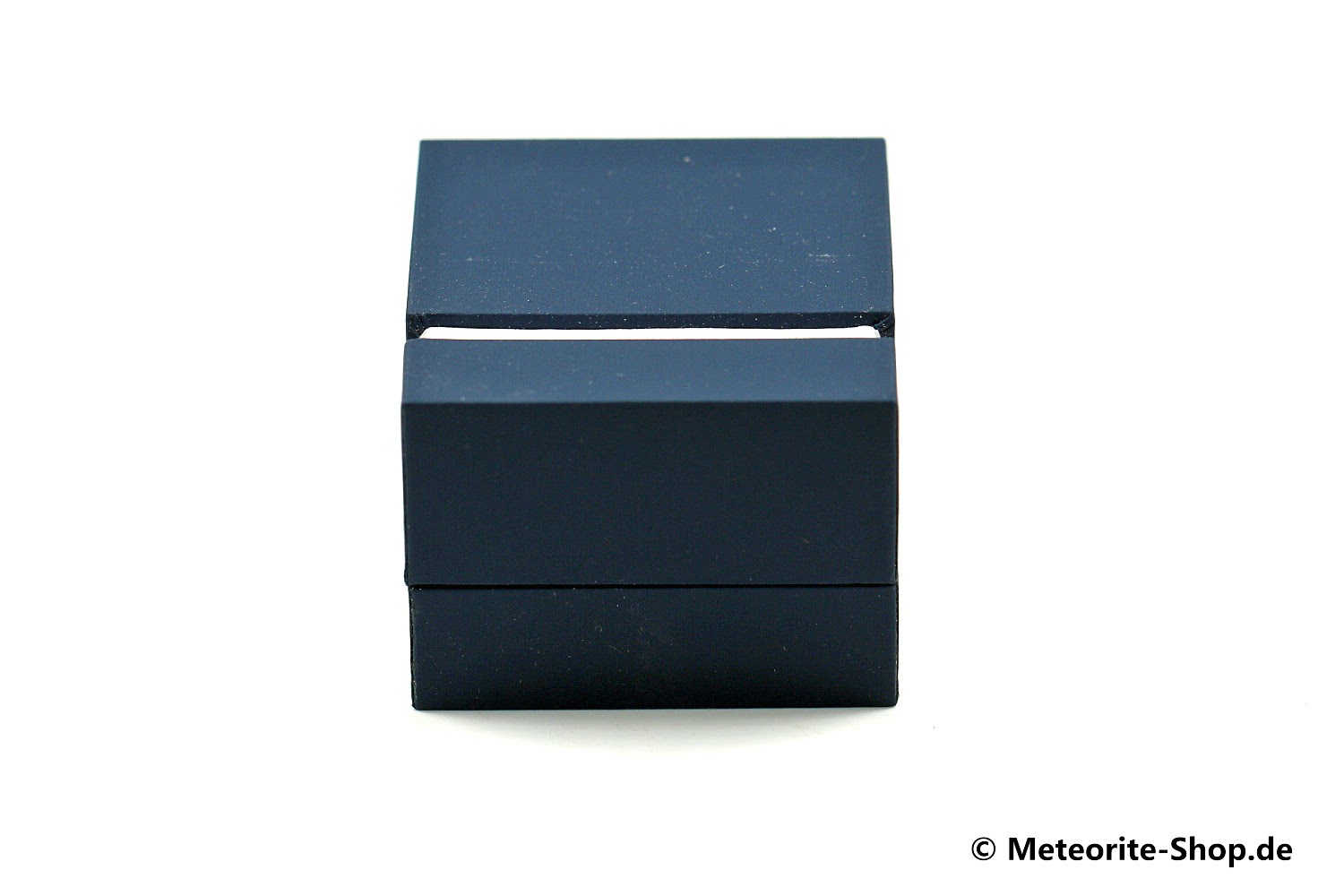Blaues Etui aus Kunststoff
