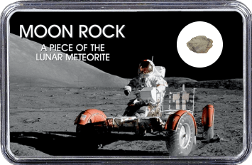Lahmada 020 Mond Meteorit (Motiv: Astronaut mit LRV I)