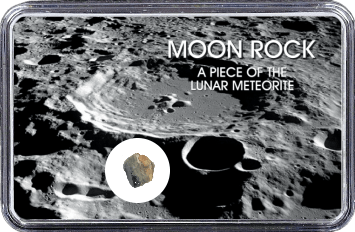 Mond Meteorit NWA 10317 (Motiv: Mond-Einschlagskrater und Mondgestein I)