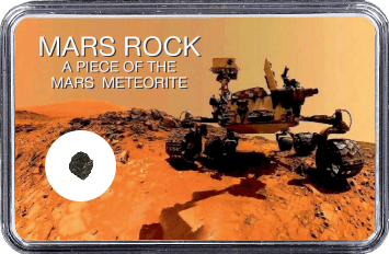 Mars Meteorit NWA 4925 (Motiv: Mars Rover Curiosity Selfie I)