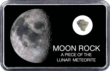 Mond Meteorit NWA 11407 (Motiv: Halbmond)