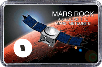 Mars Meteorit NWA 10628 (Motiv: Raumsonde ExoMars in Mars Atmosphäre)
