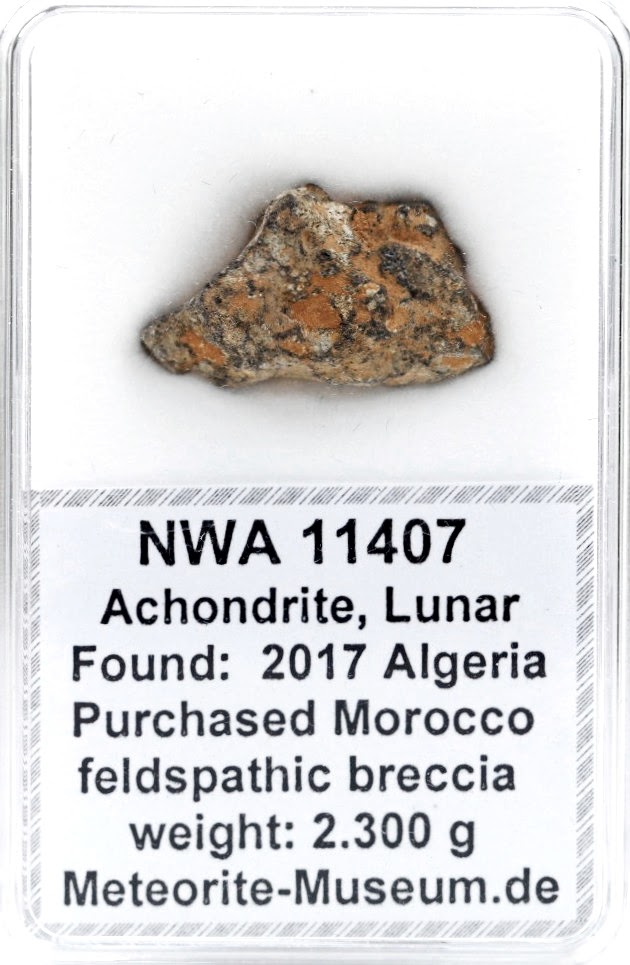 NWA 11407 Mond Meteorit - 2,300 g
