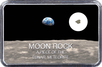 Mond Meteorit NWA 10318 (Motiv: Blick auf Erde von Mond)