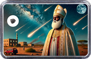 Boorama Meteorit CO3 (Motiv I): Einzigartig: Der erste Nikolaus-Meteoritenfall vom 06.12.2023 - Als der Himmel Geschichte schrieb