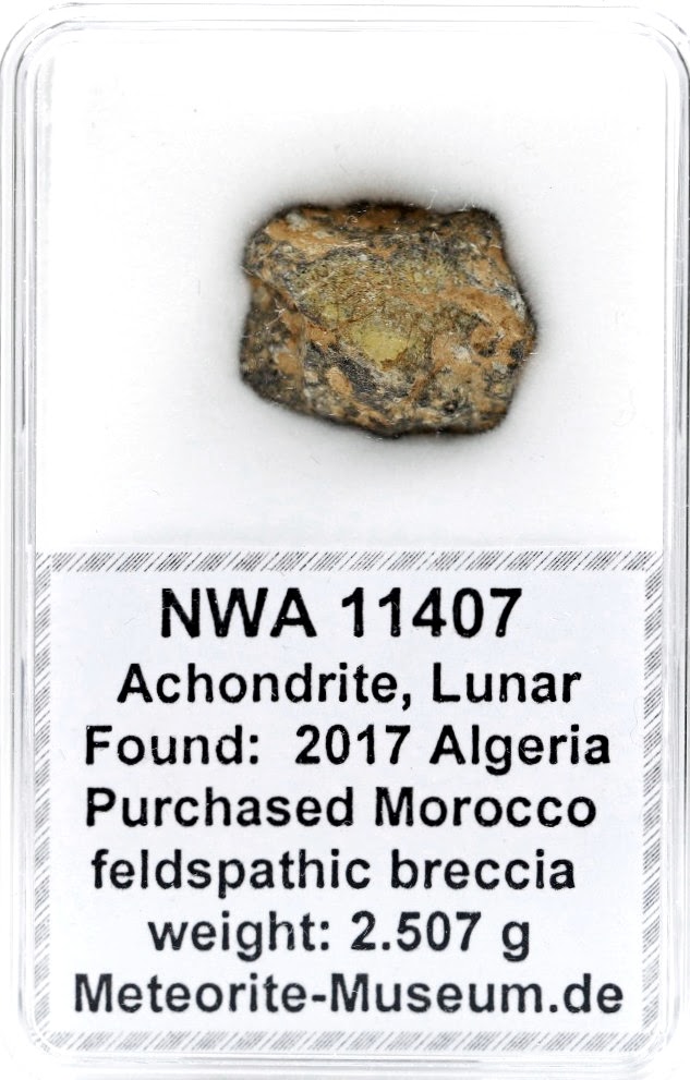 NWA 11407 Mond Meteorit - 2,507 g