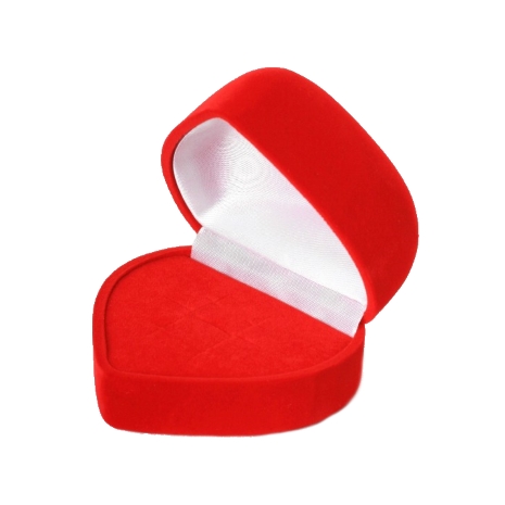 Herzbox aus Velours