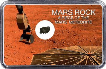 Mars Meteorit Ouargla 003 (Motiv: Marsgestein Bodenprobe Entnahme)