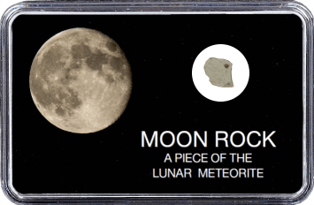 Mond Meteorit NWA 10317 (Motiv: Abnehmender Mond)