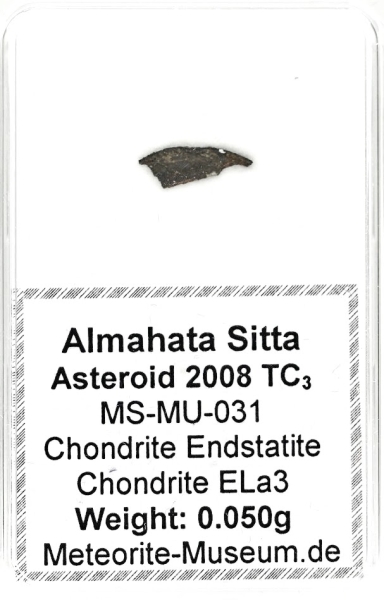 Almahata Sitta Meteorit (MS-MU-031: Enstatit-Chondrit > ELa3) - 0,050 g