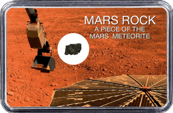 Mars Meteorit Ouargla 003 (Motiv: Marsgestein Bodenprobe Entnahme)