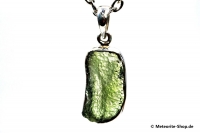 Moldavit-Anhänger (Tektit | Natura | 925er Silber) - 2,00 g Moldavit-Anhänger (Tektit | Natura | 925er Silber) - 2,00 g