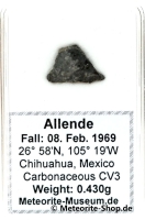 Allende Meteorit - 0,430 g Allende Meteorit - 0,430 g