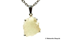 Libyscher Wüstenglas-Anhänger (Impaktglas | Natura | 925er Silber) - 4,40 g Libyscher Wüstenglas-Anhänger (Impaktglas | Natura | 925er Silber) - 4,40 g