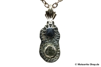 Moldavit-Anhänger (Tektit | Natura | 925er Silber ) - 2,05 g Moldavit-Anhänger (Tektit | Natura | 925er Silber ) - 2,05 g