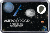 Vesta Meteorit Sariçiçek (Motiv: Vesta mit Erde, Mars, Merkur und Raumsonde Dawn) Vesta Meteorit Sariçiçek (Motiv: Vesta mit Erde, Mars, Merkur und Raumsonde Dawn)