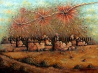 Mbale Meteoritenfall Gemälde Mbale Meteoritenfall Gemälde