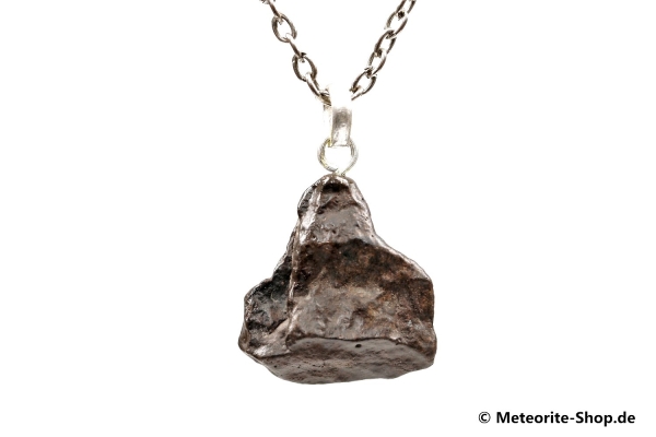 Stein-Meteorit-Anhänger (NWA 4528 | Natura | 925er Silber) - 5,30 g