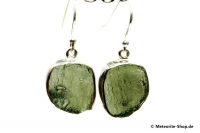 Moldavit-Ohrringe (Tektit | Natura | 925er Silber) - 3,30 g Moldavit-Ohrringe (Tektit | Natura | 925er Silber) - 3,30 g