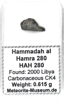 HaH 280 Meteorit - 0,615 g HaH 280 Meteorit - 0,615 g