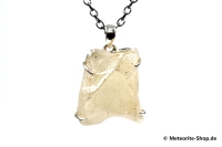 Libyscher Wüstenglas-Anhänger (Impaktglas | Natura | 925er Silber) - 10,40 g Libyscher Wüstenglas-Anhänger (Impaktglas | Natura | 925er Silber) - 10,40 g