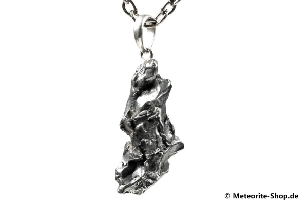 Eisen-Meteorit-Anhänger (Campo del Cielo | Natura | 925er Silber) - 5,50 g