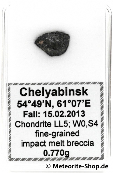 Chelyabinsk (Tscheljabinsk) Meteorit - 0,770 g