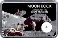 Mond Meteorit Lahmada 020 (Motiv: Astronaut mit Mond-Technik) Mond Meteorit Lahmada 020 (Motiv: Astronaut mit Mond-Technik)