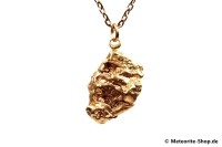Eisen-Meteorit-Anhänger (Campo del Cielo | Natura | Vergoldet) - 11,70 g Eisen-Meteorit-Anhänger (Campo del Cielo | Natura | Vergoldet) - 11,70 g
