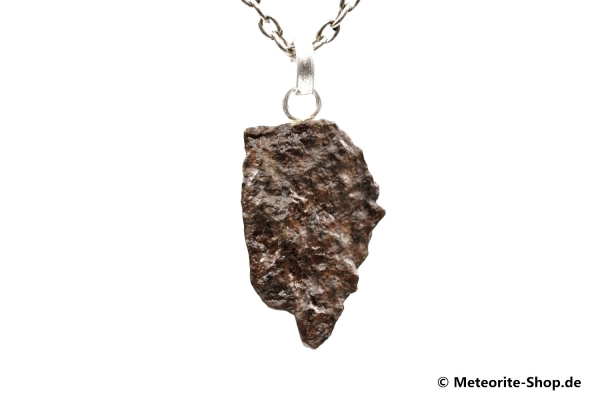 Stein-Meteorit-Anhänger (NWA 4528 | Natura | 925er Silber) - 3,10 g