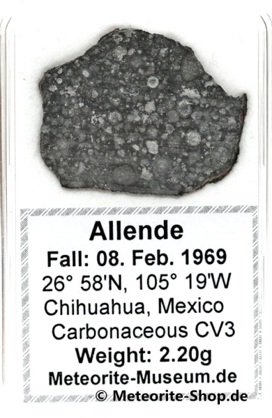Allende Meteorit - 2,20 g