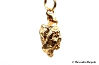 Eisen-Meteorit-Anhänger (Campo del Cielo | Natura | Vergoldet) - 4,30 g Eisen-Meteorit-Anhänger (Campo del Cielo | Natura | Vergoldet) - 4,30 g