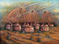 Gao-Guenie Meteoritenfall Gemälde Gao-Guenie Meteoritenfall Gemälde